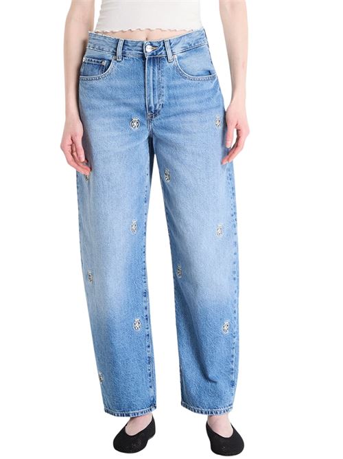 Jeans barrel con ricami Tommy Hilfiger | WW0WW495631A7
